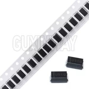 정류다이오드 100개 RS1D RS1G RS1J RS1M SMA DO-214AC 1A 200V 400V 600V 1000V FR104 FR107 SMD 고속 정