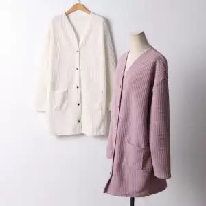 빅사이즈 601 말랑브이넥니트가디건 DOLI223