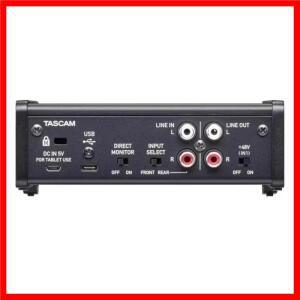 Tascam us-1x2HR 다목적 USB 오디오 인터페이스는 최대 24 비트/192kHz 오디오 포맷을 2 입력 (1 마이크/1