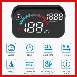 새로운 M22 자동차 GPS 헤드 업 디스플레이 속도 RPM KMH MPH HUD GPS 속도계 프로젝터 스크린 대시 보드 (