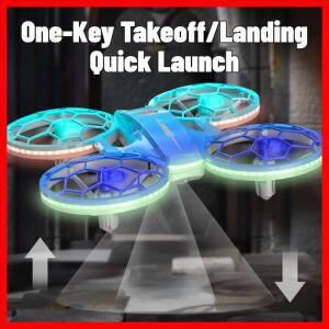 JJRC H127 2.4G 원격 제어 쿼드콥터 원터치 이륙 및 착륙 스턴트 드론 밝은 빛 가을 방지 어린이 장난감