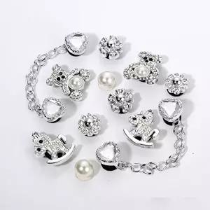 신꾸 신발 샌들 구멍슬리퍼 꾸미기 조랑말 곰돌 세트 (KYR-WFG1TU9)