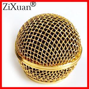 Shure SM58 SM58S SM58LC BETA58 BETA58A 용 새로운 교체 볼 헤드 메쉬 마이크 그릴 2 개