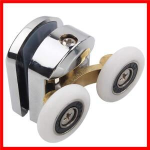 A20Q-12Pcs 23Mm 샤워 도어 롤러 슬라이딩 샤워 도어 휠 교체 롤러 러너 휠 (6 상단 및 6 하단)