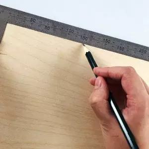 제도용 887QTA48 자 50cm 직각자 ㄱ자 스틸