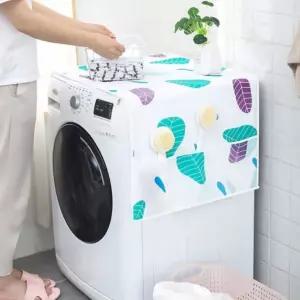 세탁기 커버 소품 베란다 정리 멀티 덮개 전자레인지 냉장고 주방 다용도