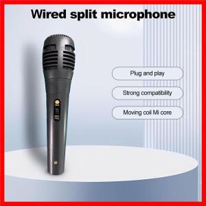 휴대용 유선 블루투스 마이크 다이나믹 무지향성 KTV 핸드헬드 확성기 노래방 연설 결혼식용 3.5mm 6.5mm