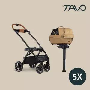 [타보펫츠] 3-IN-1 펫 프로텍션 시스템 5X 세이블 S사이즈 (카시트+베이스+유모차)