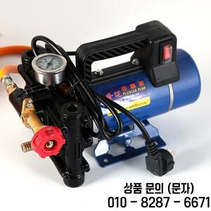 농업용 전기 고압 펌프 살포 급수 세차 관개 더블 실린더 피스톤 12V