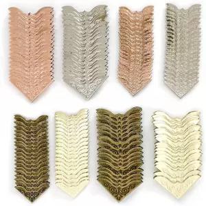 160 PCS 빈티지 금속 책 모서리 보호대 가장자리 철각 청동 금 장식 커버 스크랩북 사진 앨범 다이어리