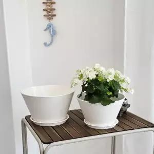 고강도 플라스틱 화분 원형 앙코르볼 분재실내 식물 인테리어 소품 정원 꾸미기 장식 디자인