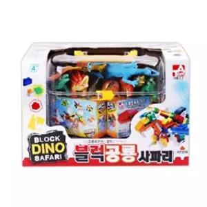 AT 아톰 블록 공룡 사파리 BLOCK DINO SAFARI놀이 블럭 학습 조립 미니