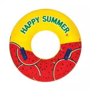 100cm 워터멜론 손잡이 튜브수영 놀이용 수영장 계곡 바다 물용품 물놀이 원형 비치