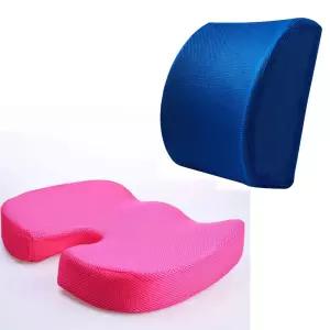 메모리폼 방석 등쿠션의자등받이 허리 받침 사무실 차량용 용등 등쿠션 등받침