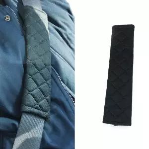 안전벨트스토퍼 커버 검정 벨벳 안전띠패드 쿠션 덮개