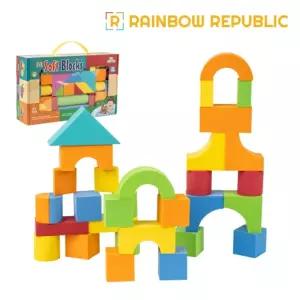 PV EVA 소프트 폼블럭 베이직 67PCS미니 아이장난감 나무 우드