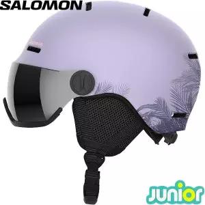 살로몬 주니어 아동 스키 보드 바이져헬멧 ORKA JR VIOSR HAZE