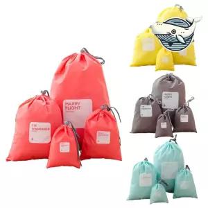 여행 정리 파우치 4종 휴대용 트래블 가방 캐리어정리파우치 캐리어이너백