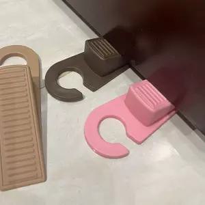 코어스 고리형 도어 스토퍼(10개 단위)문닫힘방지패드 쾅방지 방닫힘 방문 스톱퍼 쿠션 고정 닫힘