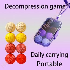 업그레이드된 실리콘 자석 감각 완화 공  진정 장난감 아이 어른 불안 스트레스