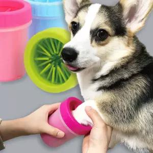 강아지발세척기 휴대용 애견 클리너컵 씻기강아지 산책척 닦이 씻기 견척 세정 용품 위생 청결관리