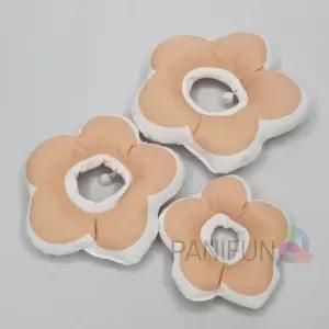 꽃피는 고양이넥카라 핑크M 강아지깔때기 쿠션 칼라 애견목보호대 반려동물 반려 강아지