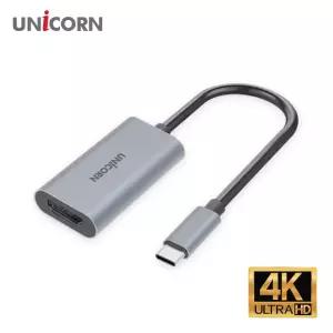 유니콘 USB Type-C to HDMI 변환젠더 컨버터 CH-200GUSB HDMI케이블 C형 C타입