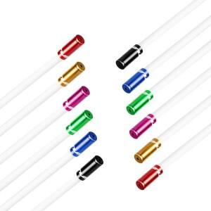 GUB 자전거 변속 브레이크 케이블 하우징 엔드 캡 CNC 알루미늄 합금 MTB 도로 보호기 커버 10개