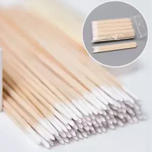 미세 면봉 이쑤시개면봉 마이크로 100p 압출 뾰족 나무 초미세 피지 틈새