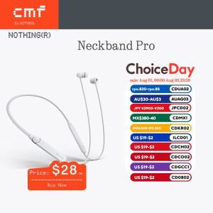 CMF by Nothing 넥밴드 프로 행잉 넥 무선 소음 감소 블루투스 헤드셋 스포츠 러닝 휴대용