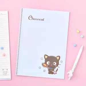 초코캣 유선 스프링노트-5EA 학생 선물 줄노트 공책 선물용 단체 판촉물 공부 학습정리