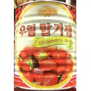 딸기잼 (우림 3K)스트로베리 통조림 대용량 딸기 빵잼 식빵 브레드 맛있는