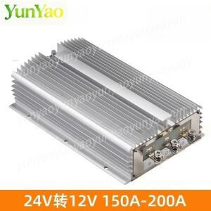 DC-DC 스텝다운 컨버터 24V~12V 1A-300A, 자동차 트럭 차량 시스템용 방수 스위칭 전원 공급 모듈