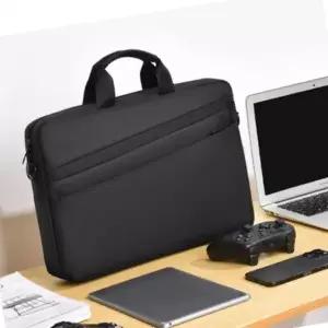 (색상 블랙)슬림핏가방 노트북 스트랩 지퍼포켓 크로스 대용량 가방 생활방수 캐리어 크로스백 서류