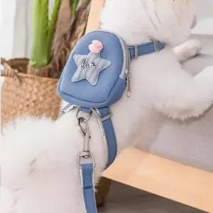 HA 강아지 가슴줄 애견가방 산책로프 반려동물 외출 키밍 귀여운 백팩