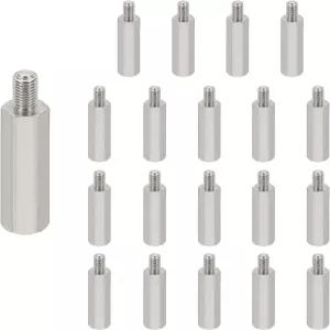 PATIKIL M3*25+6 앨범-스크랩북 확장 포스트 나사 20세트 스테인리스 스틸 바인딩 앨범 바운드 리필 가능한