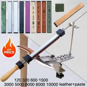 전문 고정 각도 칼 갈기 그라인더 연삭석 다이아몬드 연마 기계 시스템 스톤 화이트 커런덤 호닝 세트