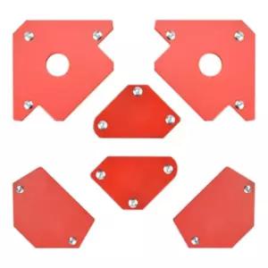 조립용 용접 각도 자석 6P 세트 수평 조절 기자석 납땜도구 고정 삼각기 클램프 손보호장비 강력 용품 홀더