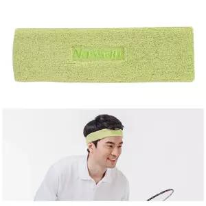 스포츠 헤어밴드 연그린 머리