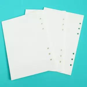 6공 리필 속지 필사 무지 메모장 링다이어리 무선용품 A6 꾸미기 스토리 다이어리 핫여름 내지