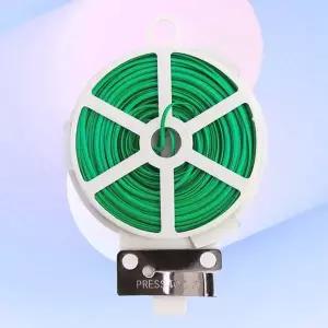 [에이치플러스몰]가지 타이 오이 가드닝 지지끈 결속끈 지지대 빵끈 50m롤