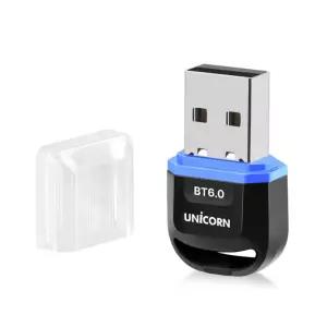 USB 고리형 블루투스 6.0 동글 저전력 다양한 프로파일 최대 100m 데스크탑 노트북 스마트폰 무선 헤드셋형