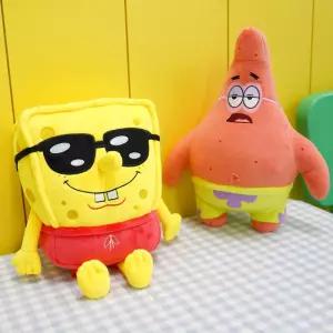 네모바지 스폰지밥 썬글라스 썬번 인형 25cm 2종 뚱이 어린이장난감 캐릭터 귀여운