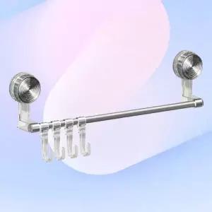 [에이치플러스몰]깔끔 거치대 주방 자취생 일자 행주걸이 수납 원룸