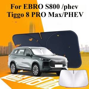 EBRO S800 Tiggo 8 PRO PHEV 2025 액세서리 차량 앞 유리창 햇빛 가리개 창문 단열 차단 보호 부품
