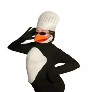 동물 펭귄 잠옷 올인원 홈웨어 파자마 극세사 수면