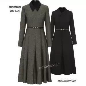 [미니멈]MD 카라 플리츠 원피스 MD MYDAWO0220_CJ