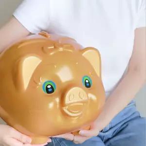 판촉홍보 행운소품 선물 복돼지 동전저금통재물 귀여 큰통 대형 어린이 황금 팬시 저축습관 잔돈 큰사이즈