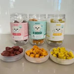 후회없개 대용량 강아지간식 애견 저칼로리 노즈워크 훈련용 트릿 칭찬 져키 큐브 영양