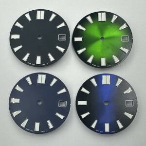 호환상품 NH35/36 자동 운동 NH35 케이스한 28.5mm 빈티지 그라디언트 햇살 스포츠 시계 다이얼  모드 부품